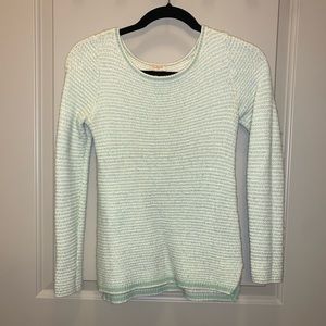 J. Crew mint sweater